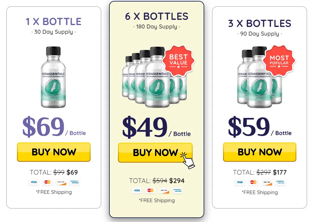 Kerassentials bottle price 